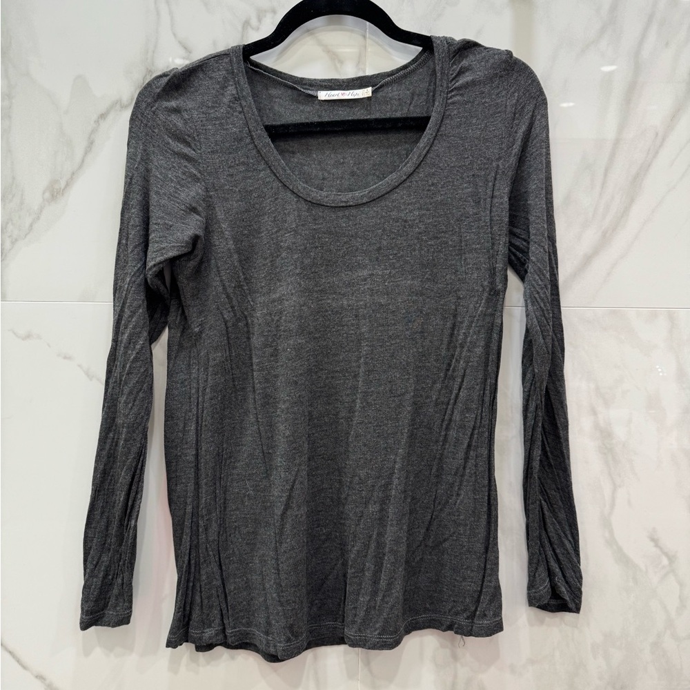 Gray Long Sleeve Shirt